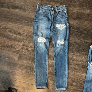 American eagle super high rise jegging size 6